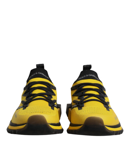 Dolce & Gabbana Yellow SORRENTO Sport Stretch Sneakers