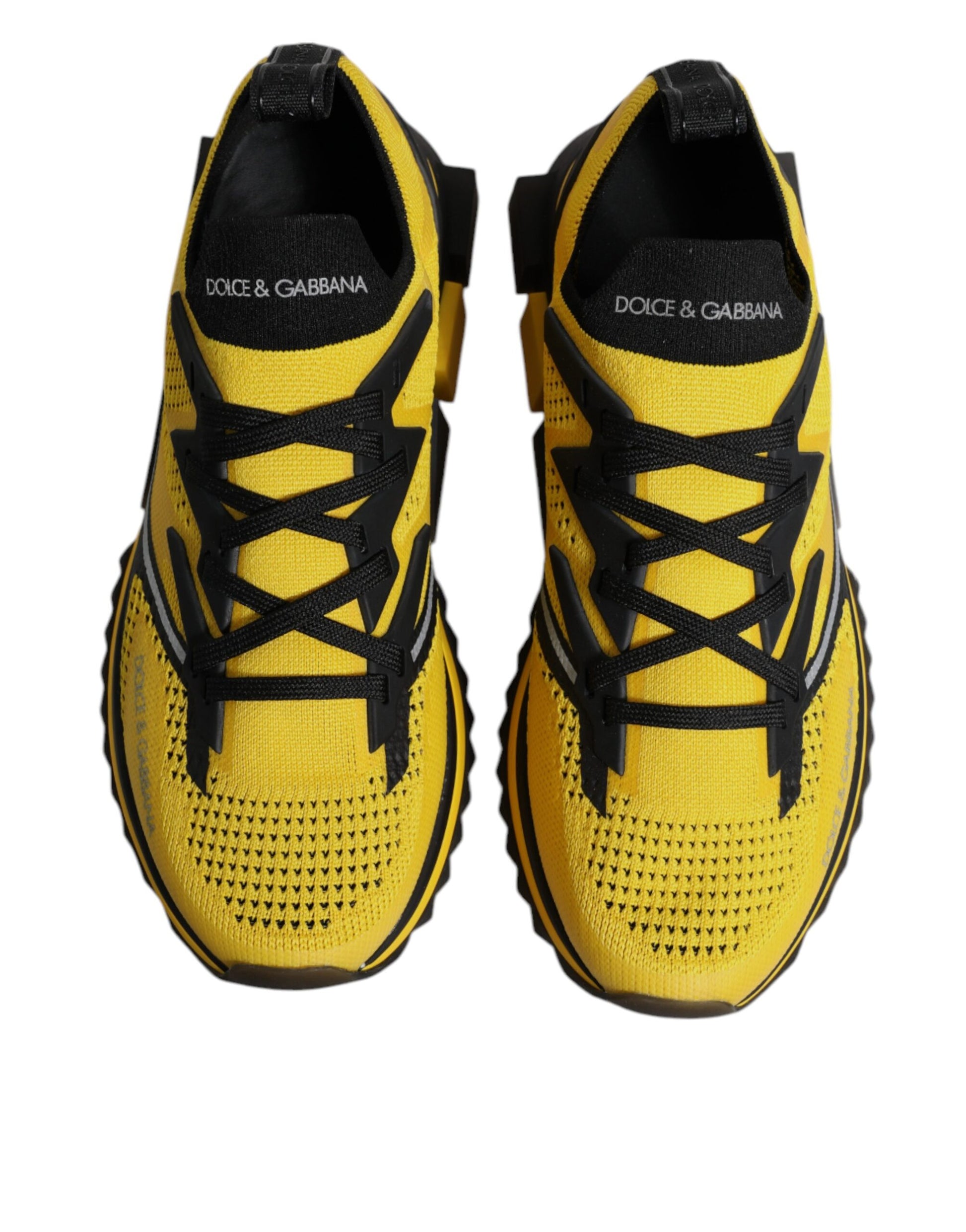 Dolce & Gabbana Yellow SORRENTO Sport Stretch Sneakers