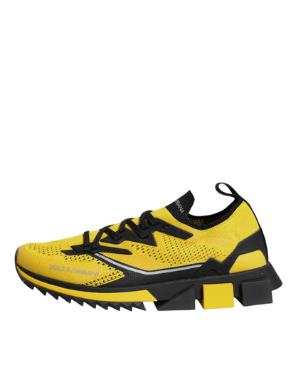 Dolce & Gabbana Yellow SORRENTO Sport Stretch Sneakers
