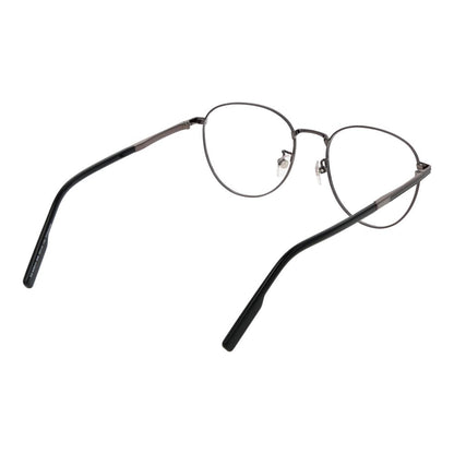 Ermenegildo Zegna Men’s Optical Glasses – Gunmetal Round Frames, 52mm