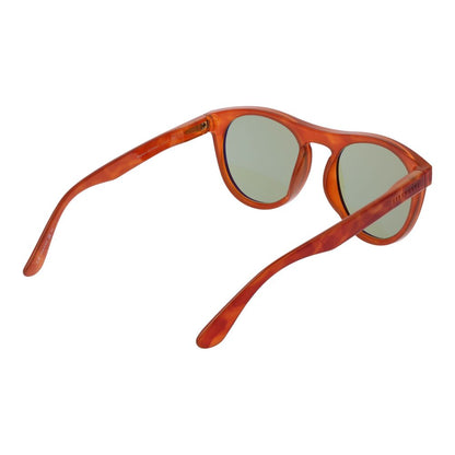 Serengeti Orange Unisex Sunglasses – Full-Rim Frame with Green Photochromatic Lenses, 53mm
