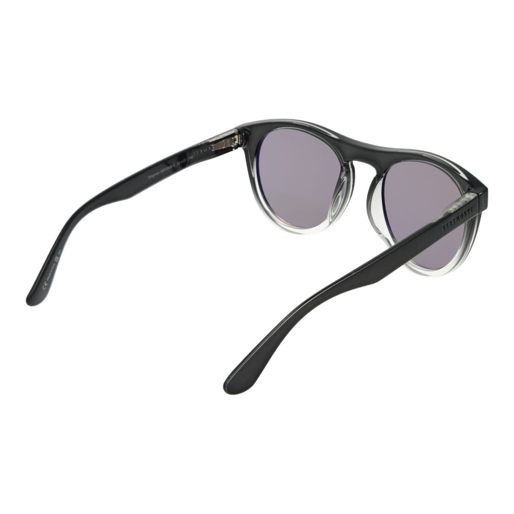 Serengeti Gray Unisex Sunglasses – Grey Full-Rim with Photochromatic Lenses, 53mm