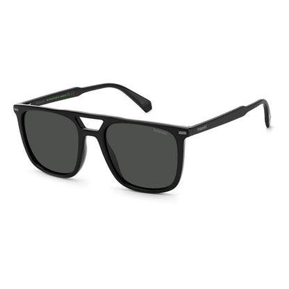 Polaroid Black Polyester Polyester-Polyester Sunglasses