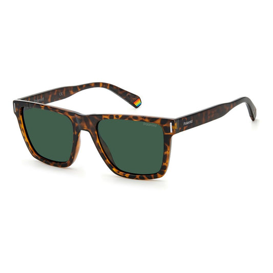 Polaroid Brown Plastic Unisex Sunglasses
