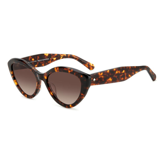 Kate Spade Women’s Sunglasses – Brown Acetate Frame, 55mm