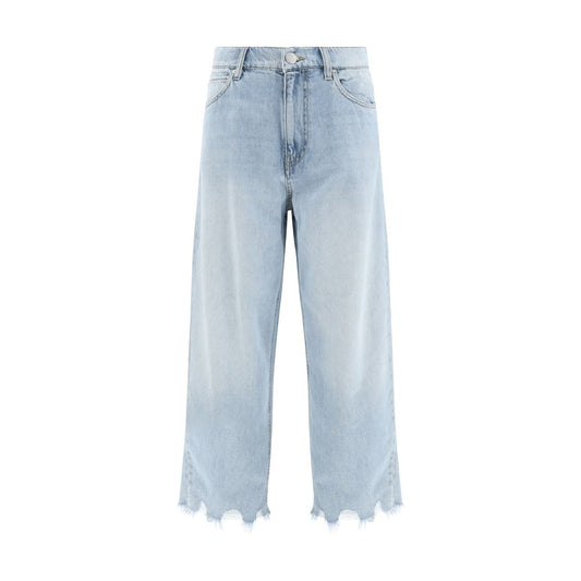 PINKO Ripped Hem Jeans