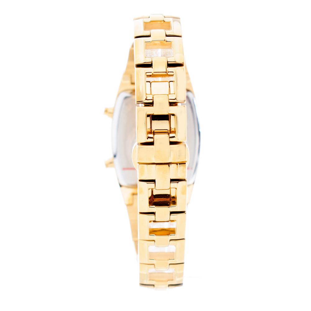 Chronotech Women’s Gold Steel Digital Watch - Sporty Design