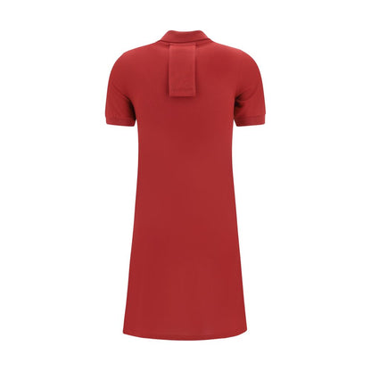 Courrèges Polo Dress - Elegant Cotton Short-Sleeve Dress