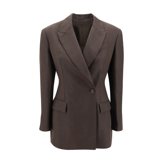 Brunello Cucinelli Linen Blazer Jacket - Timeless Elegance