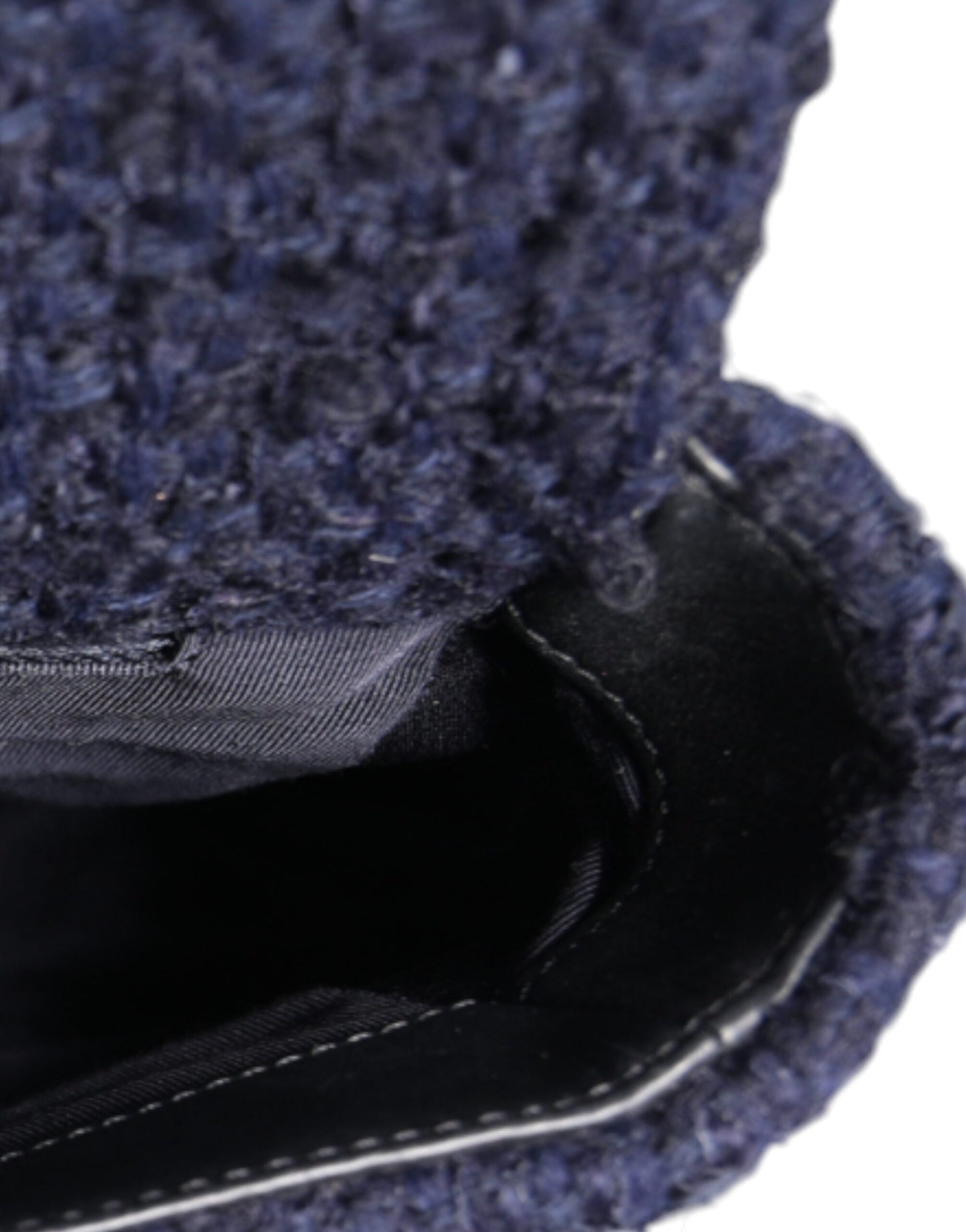 Chanel 19 Medium Flap Bag in Dark Blue Tweed with Gold & Silver Chain – Preowned