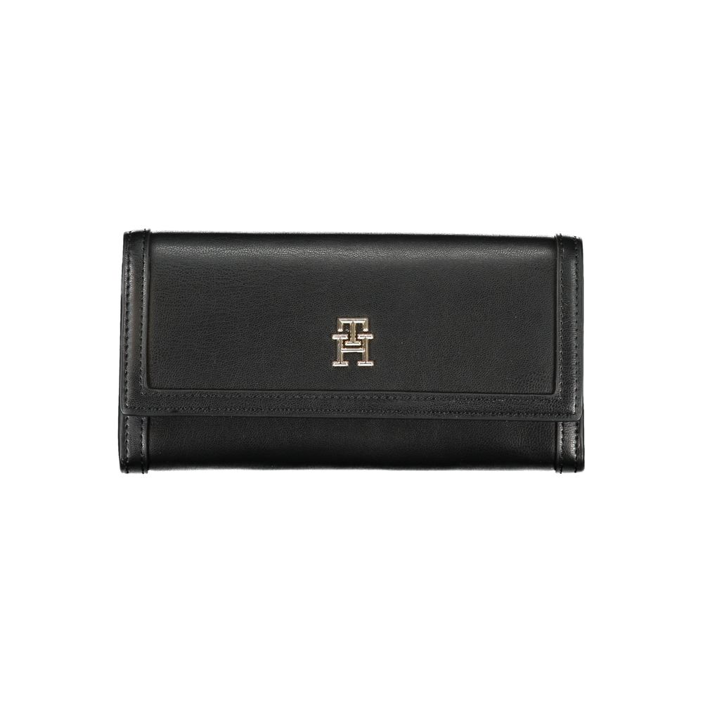 Tommy Hilfiger Women's Black Dual-Compartment Wallet