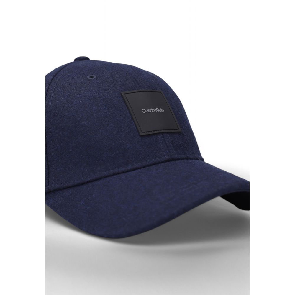 Calvin Klein Blue Wool Hat & Cap