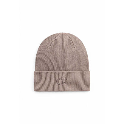 Calvin Klein Beige Organic Cotton Cap