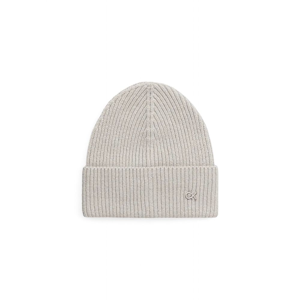 Calvin Klein Gray Wool Cap