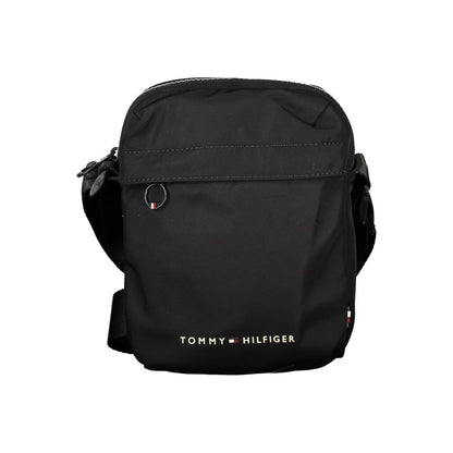 Tommy Hilfiger Men's Black Reporter Bag