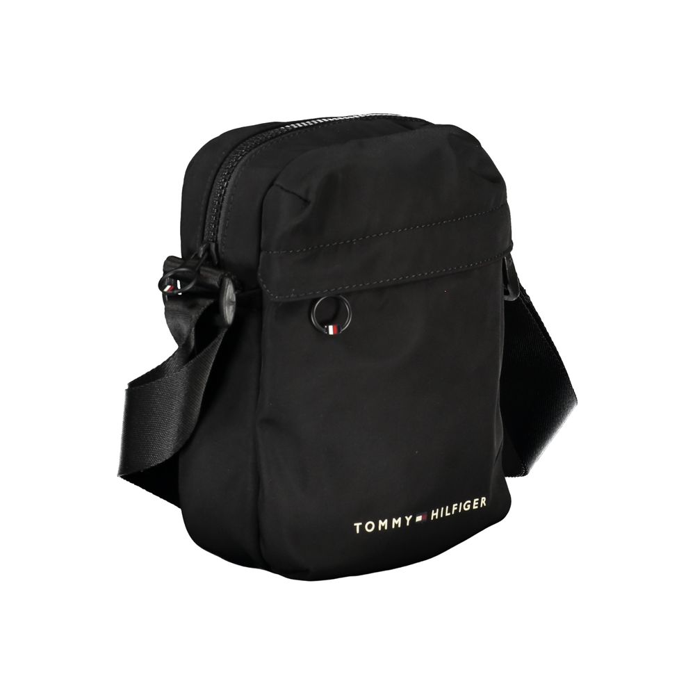 Tommy Hilfiger Men's Black Reporter Bag