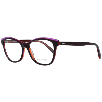 Emilio Pucci Women’s Optical Frames – Burgundy Full-Rim, 54mm
