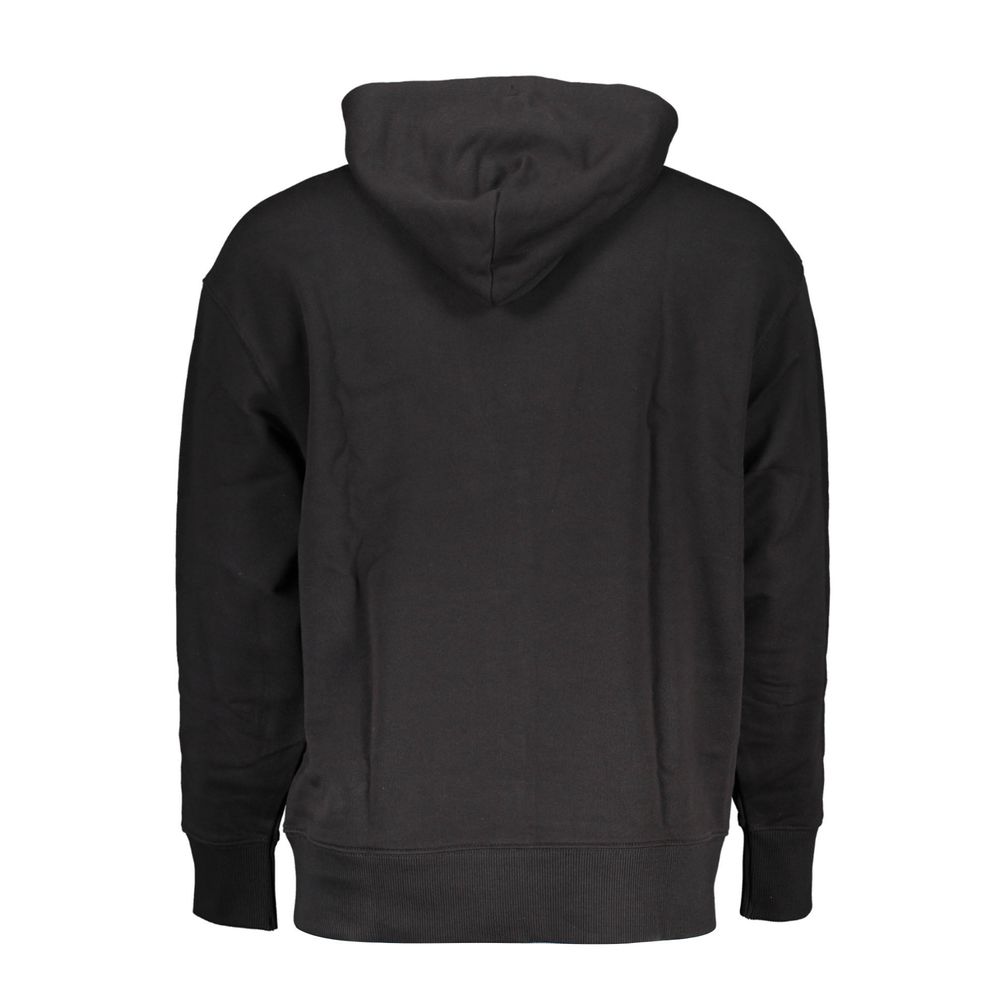 Tommy Hilfiger Men's Black Logo Hooded Sweatshirt