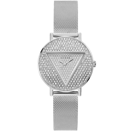 Guess Men’s Grey Stainless Steel Analog Watch