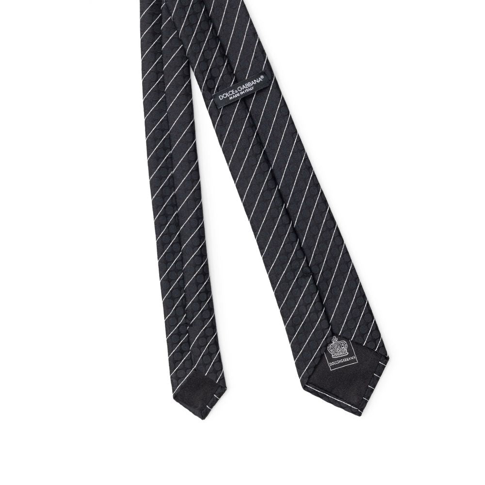 Dolce & Gabbana Elegant Black Polyester Ties & Bowties
