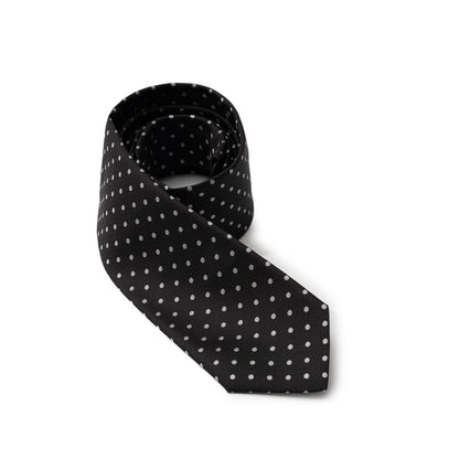Dolce & Gabbana Luxurious Black Silk Ties & Bowtie Set