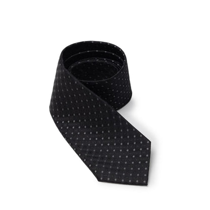 Dolce & Gabbana Elegant Black Silk Ties & Bowtie Collection