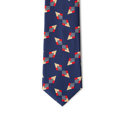 Giorgio Armani Blue Silk Tie - Elegant Jacquard Design