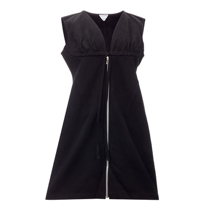 Bottega Veneta Elegant Black Viscose Dress