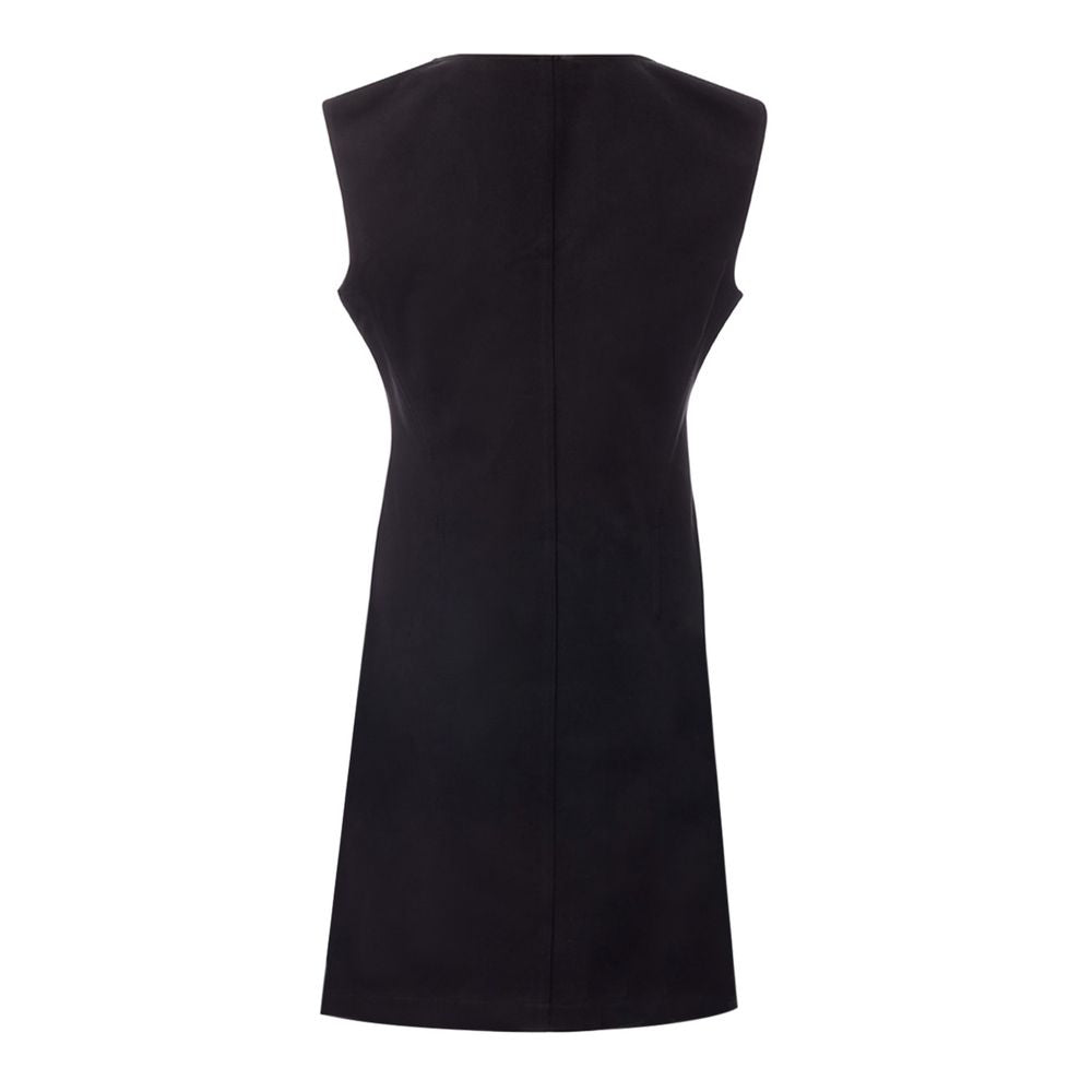 Bottega Veneta Elegant Black Viscose Dress