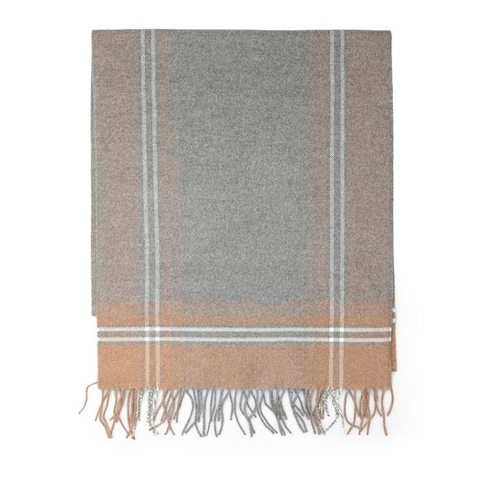Brand Multicolor Silk Scarf