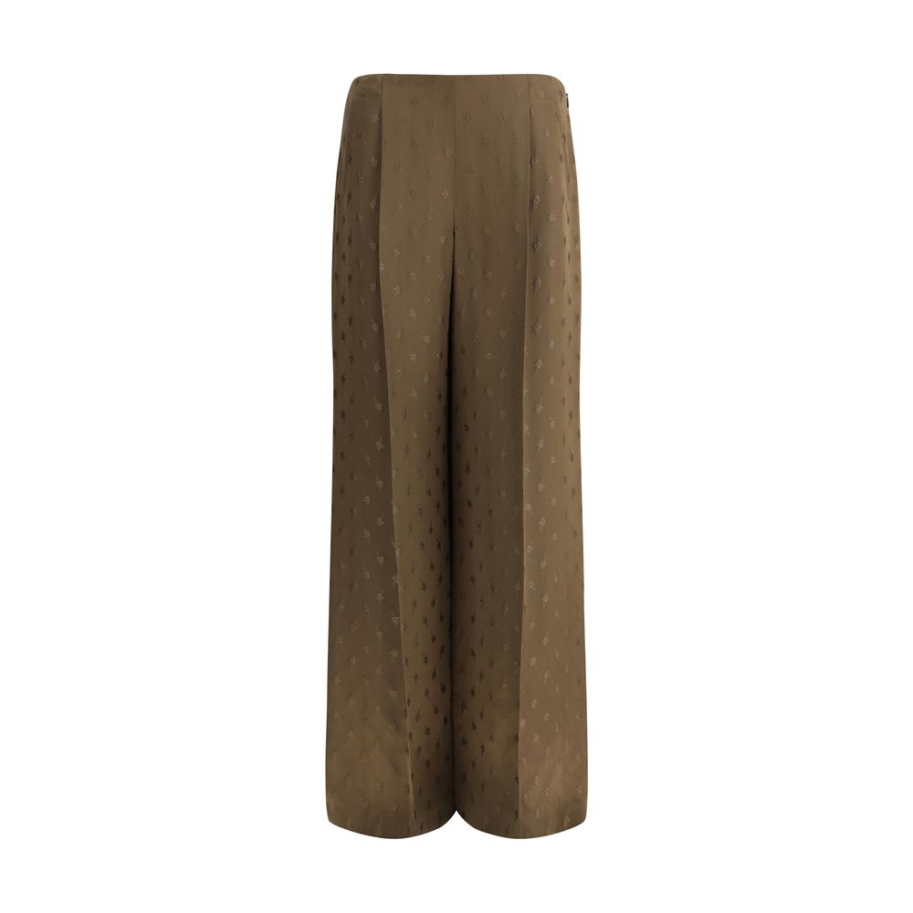 Fendi Silk Pants: Elegant Wide-Leg Trousers