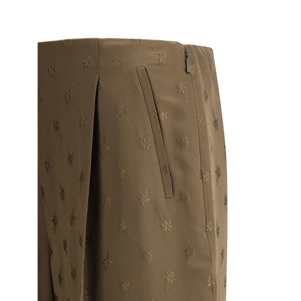Fendi Silk Pants: Elegant Wide-Leg Trousers