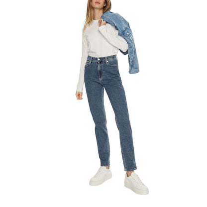 Calvin Klein Jeans Blue Cotton Jeans