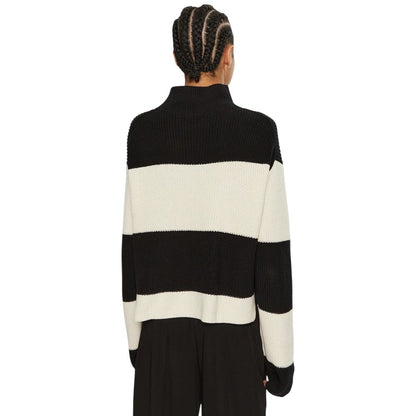 Calvin Klein Jeans Black & White Striped Jumper for Women