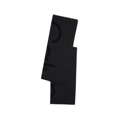 Calvin Klein Black Fringed Scarf for Women
