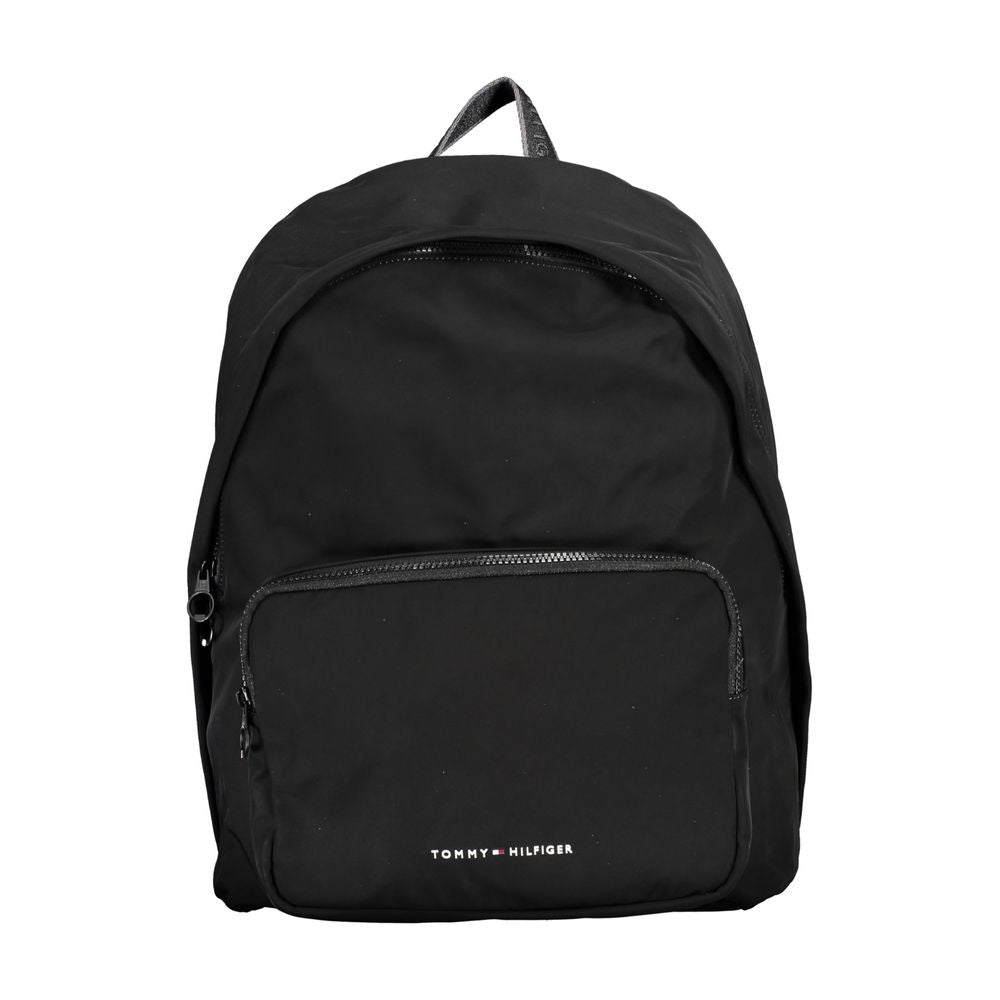 Tommy Hilfiger Urban Black Backpack with Laptop Compartment