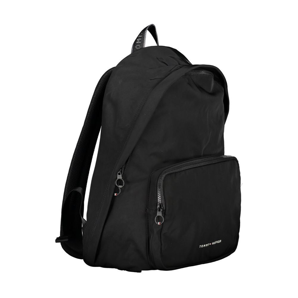 Tommy Hilfiger Urban Black Backpack with Laptop Compartment