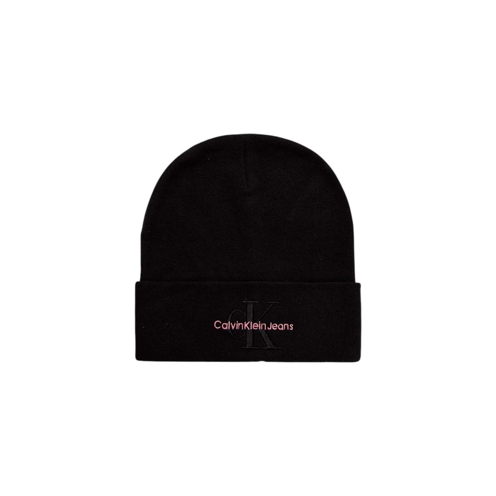 Calvin Klein Jeans Black Cotton Cap