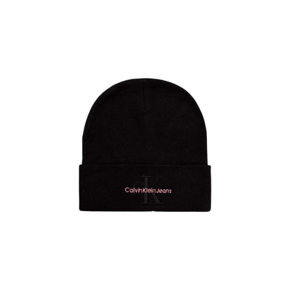 Calvin Klein Jeans Black Cotton Cap