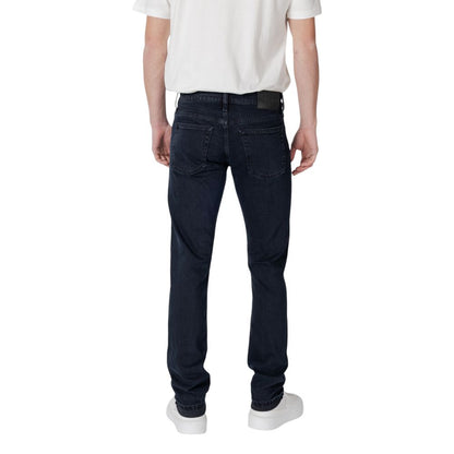 Calvin Klein Jeans Men's Blue Slim Fit Cotton Jeans