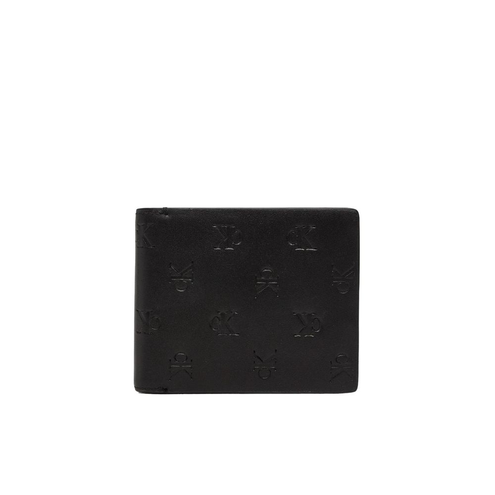 Calvin Klein Jeans Black Leather Wallet for Men
