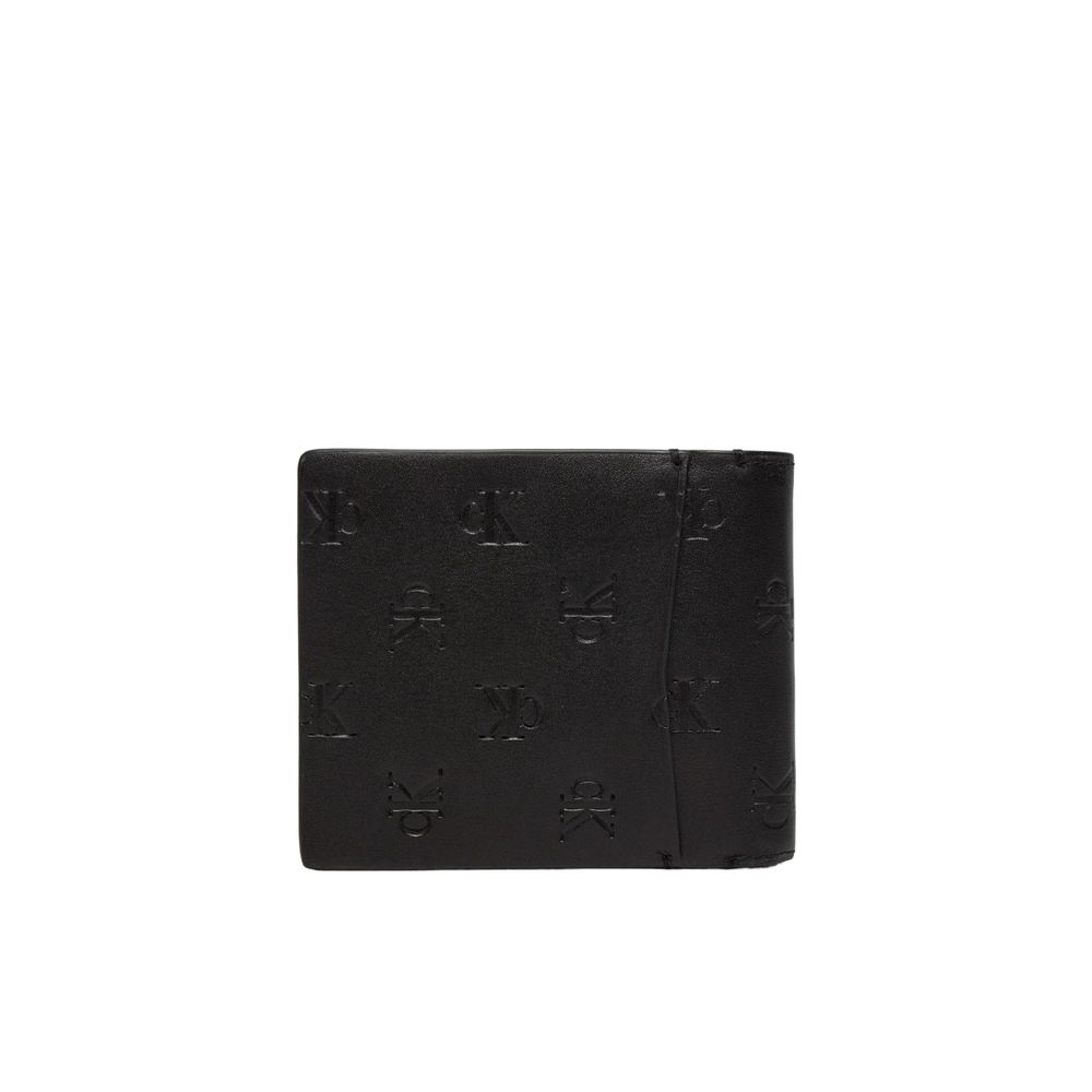 Calvin Klein Jeans Black Leather Wallet for Men