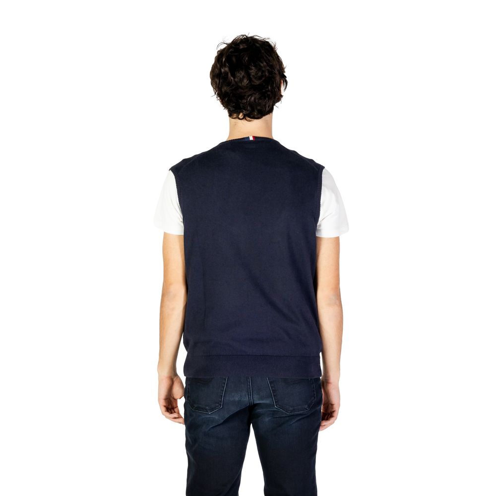U.S. POLO ASSN. Blue Cotton Vest for Men