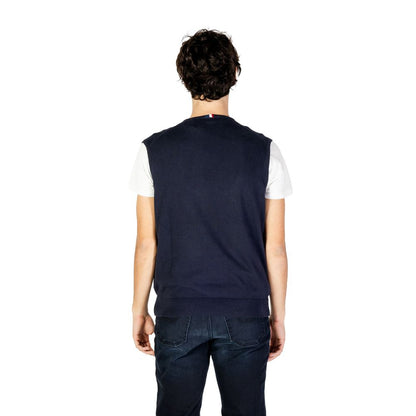 U.S. POLO ASSN. Blue Cotton Vest for Men
