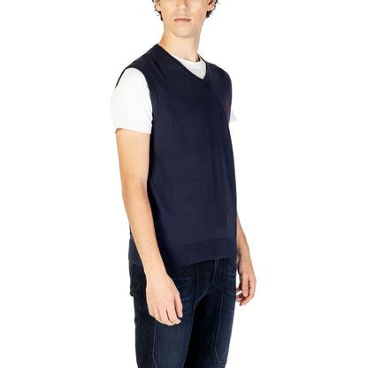 U.S. POLO ASSN. Blue Cotton Vest for Men