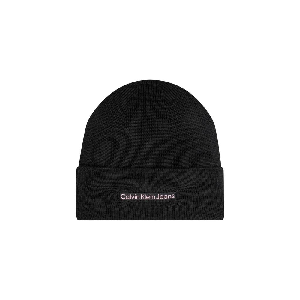 Calvin Klein Jeans Black Cotton Cap