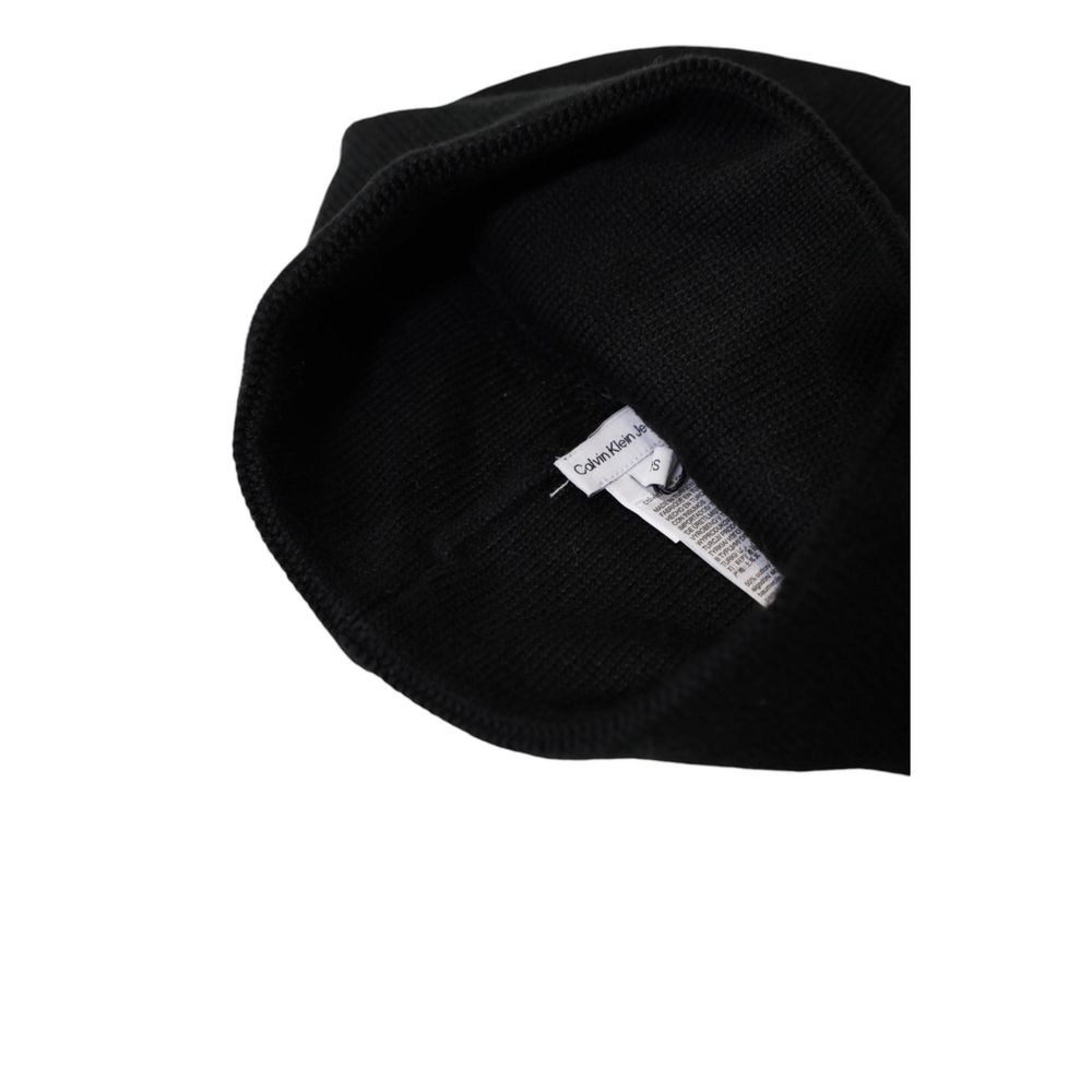 Calvin Klein Jeans Black Cotton Cap
