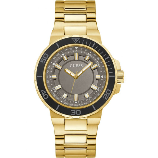 Guess Men’s Watch, Analogue Display, Gold Stainless Steel