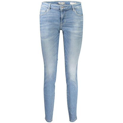 Guess Jeans Light Blue Cotton Skinny Jeans