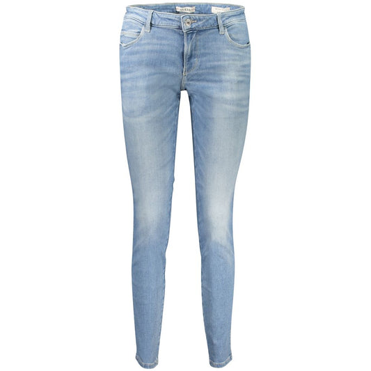 Guess Jeans Light Blue Cotton Skinny Jeans
